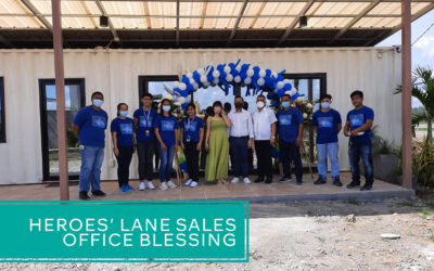 Heroes’ Lane Sales Office Blessing